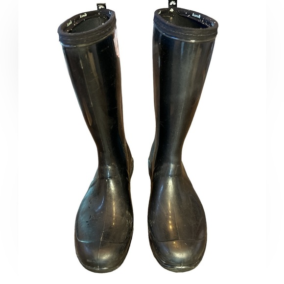 Kamik women’s‎ rain boots Black size  9. Very good condition - Picture 1 of 4